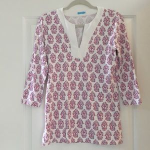 Pretty pink J.McLaughlin wrinkle free size S shirt